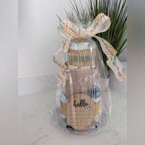 Hello World Diaper Cake Gift